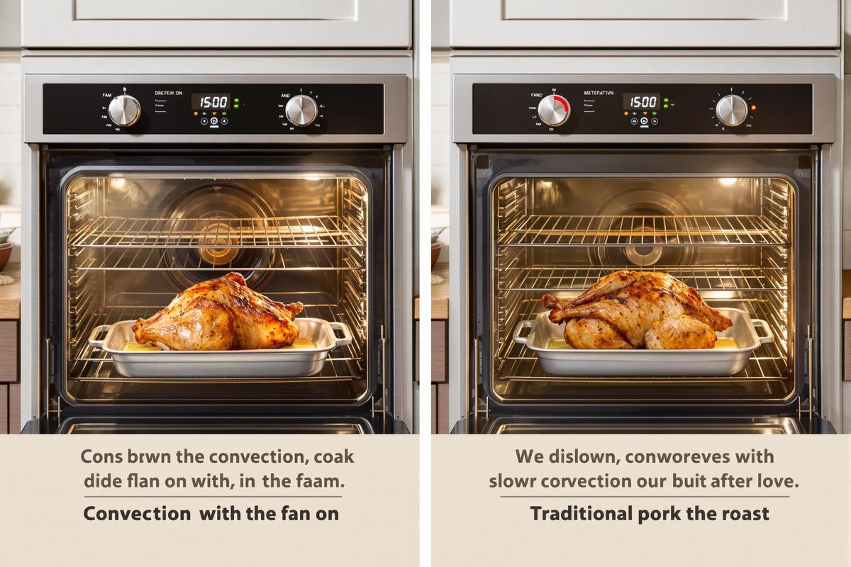 Choisir entre chaleur tournante et four traditionnel