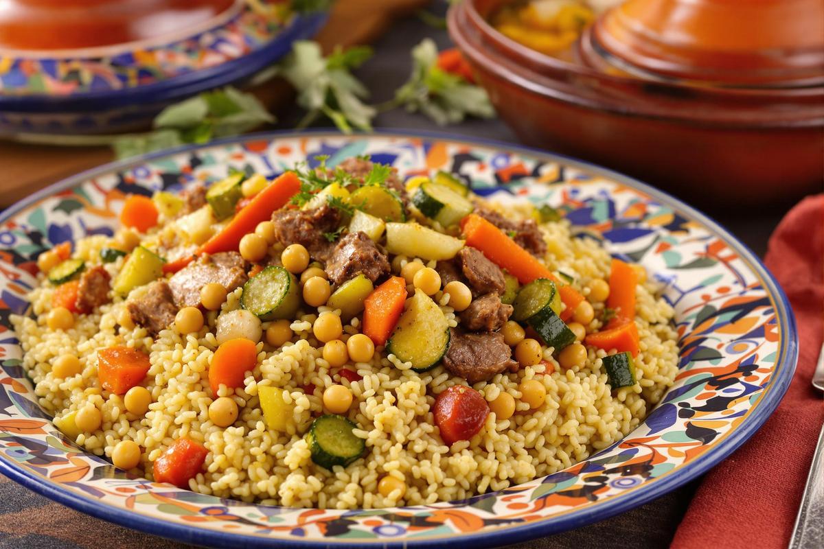 Les accompagnements traditionnels du couscous