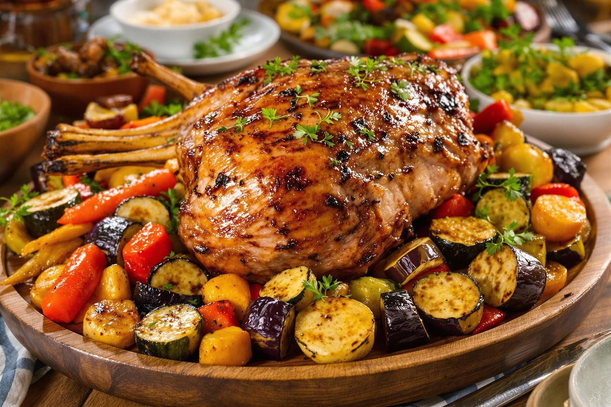 L'accompagnement classique : légumes rôtis