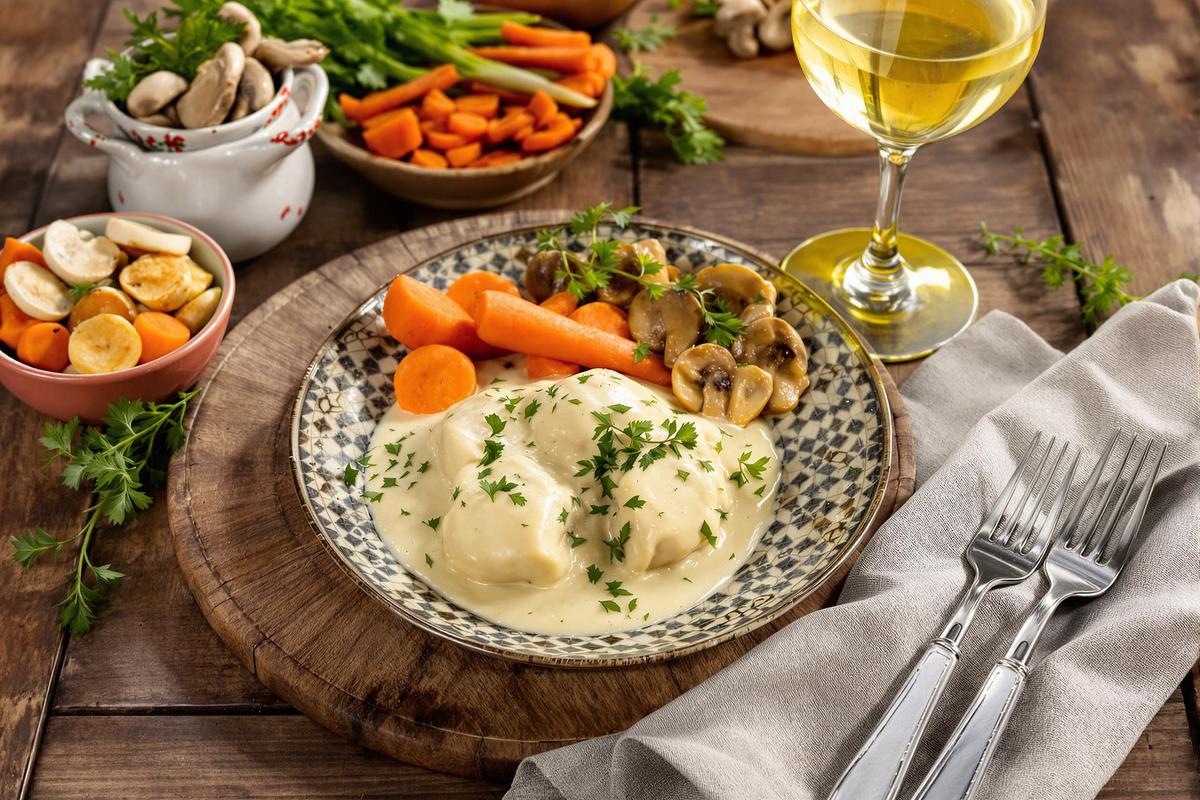 Les critères pour choisir un vin avec une blanquette de veau