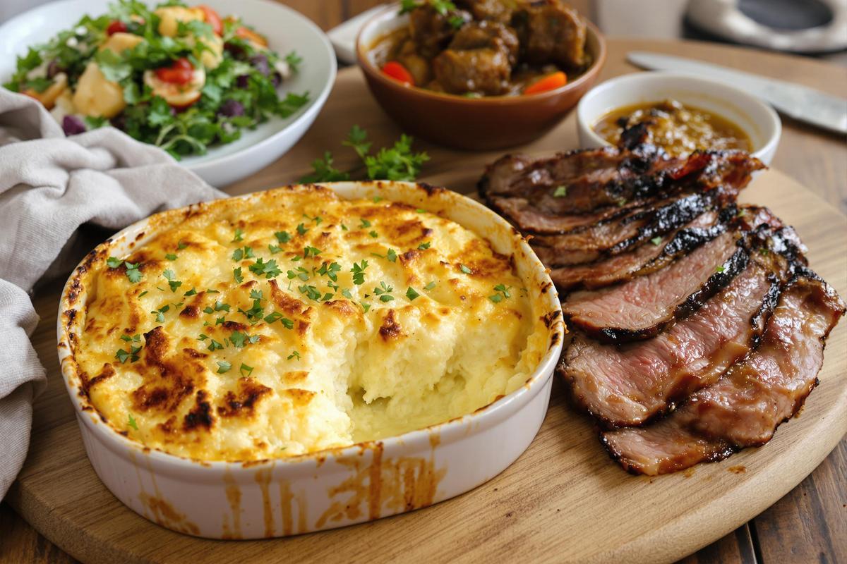 Les viandes rouges pour un gratin de choux-fleur