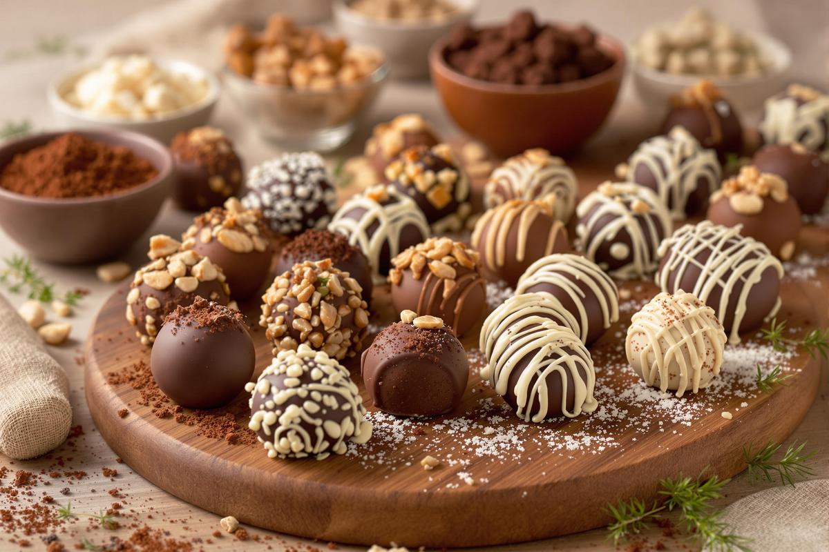 Le goût unique des chocolats truffes
