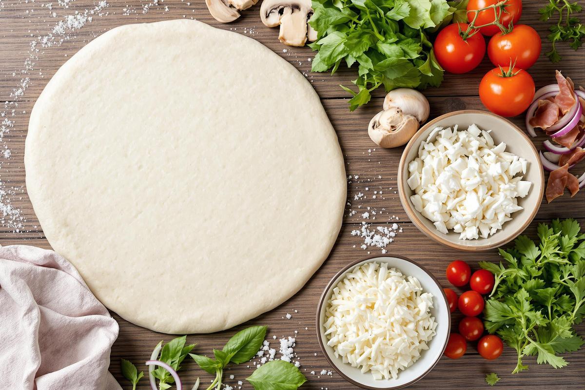 Ingrédients nécessaires pour la pizza