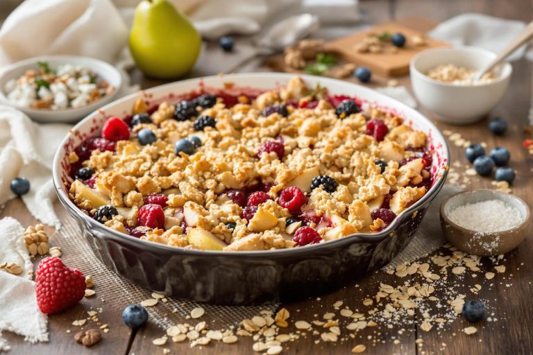 Crumble sans sucre pour diabétique : une recette gourmande
