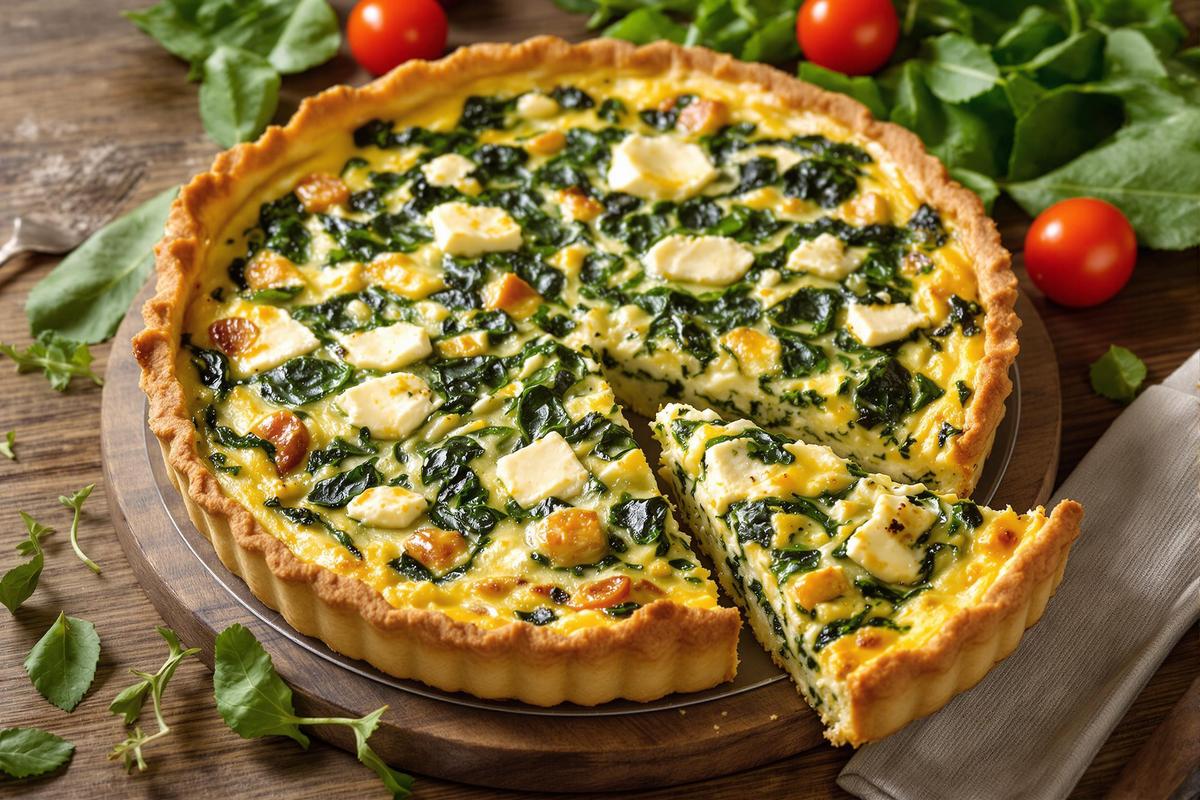 Quiche aux épinards et chèvre : la recette gourmande et facile qui fait l’unanimité<