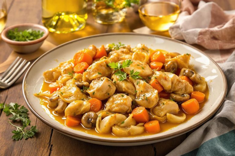 Peut on faire un poulet au vin jaune la veille ?