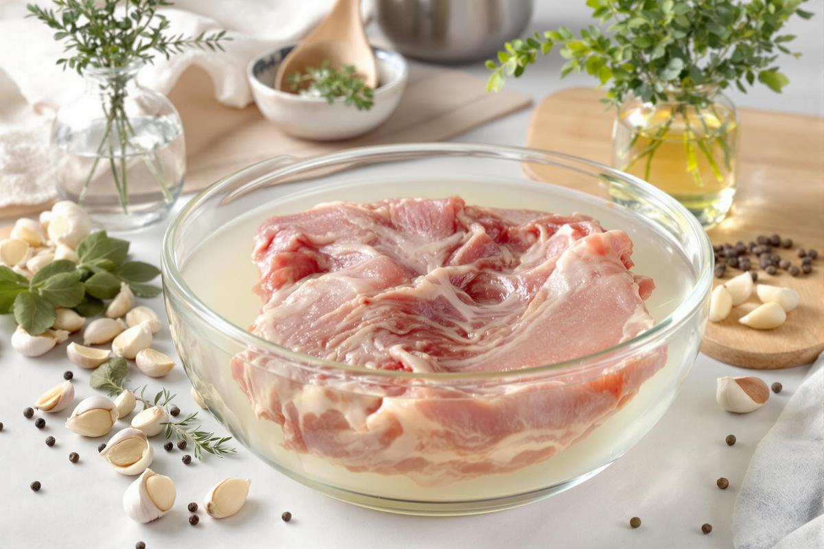 Pourquoi faire tremper la langue de bœuf dans le vinaigre ?