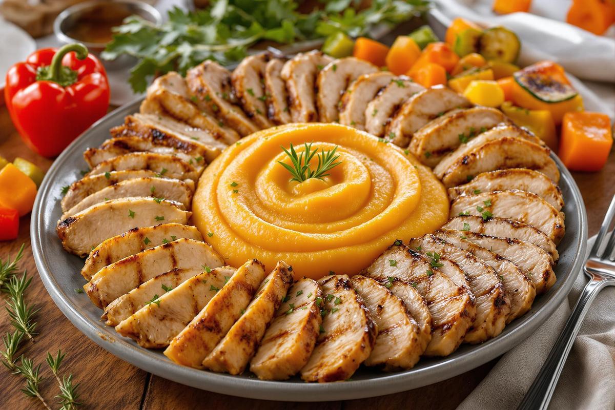 Quelle viande pour accompagner une purée de patate douce ?