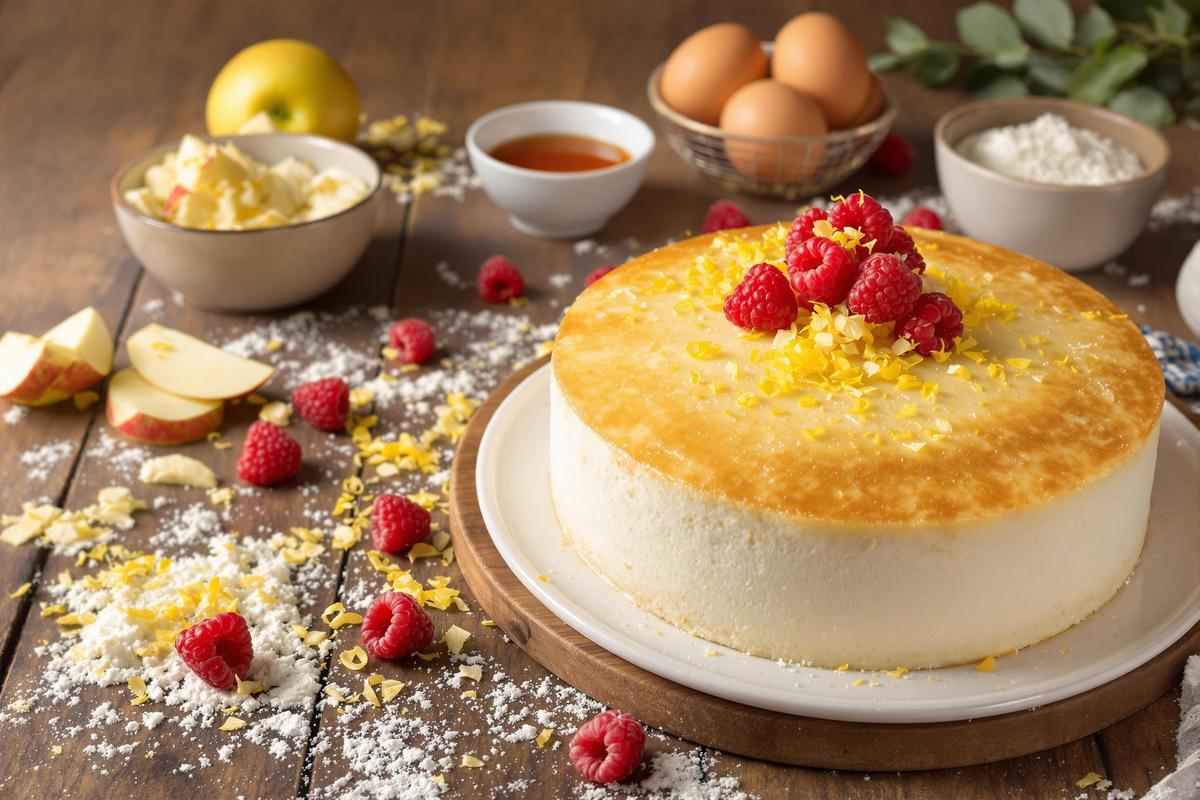 Aussi simple qu'un gâteau au yaourt, ce gâteau au fromage blanc mérite sa place dans votre carnet de recettes
