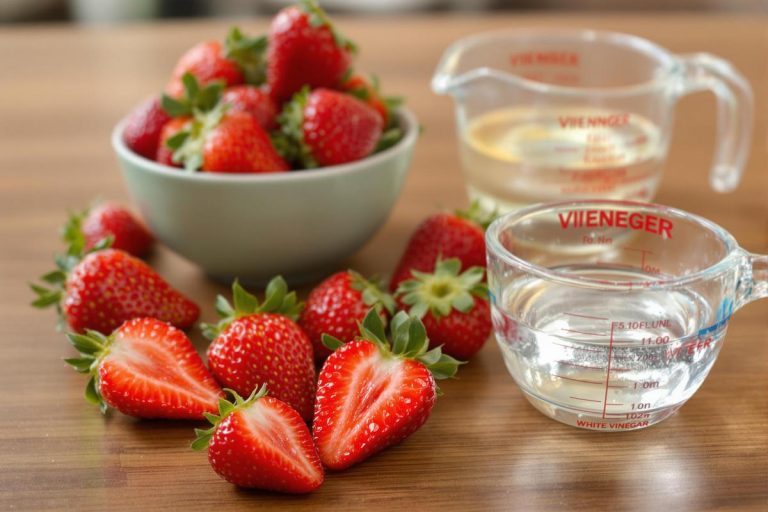 Est-ce une bonne idée de laver les fraises avec du vinaigre avant de les manger ?