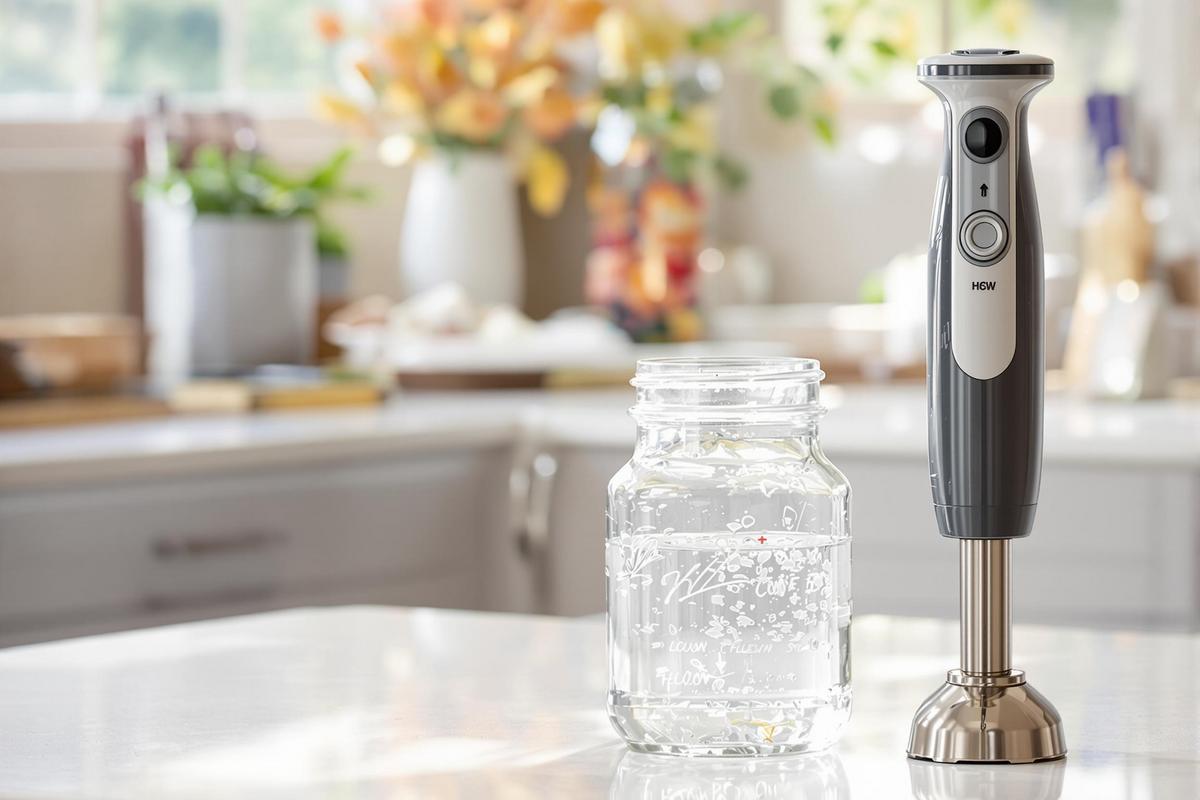 L'astuce ultime pour nettoyer votre mixeur plongeant sans effort et sans le toucher