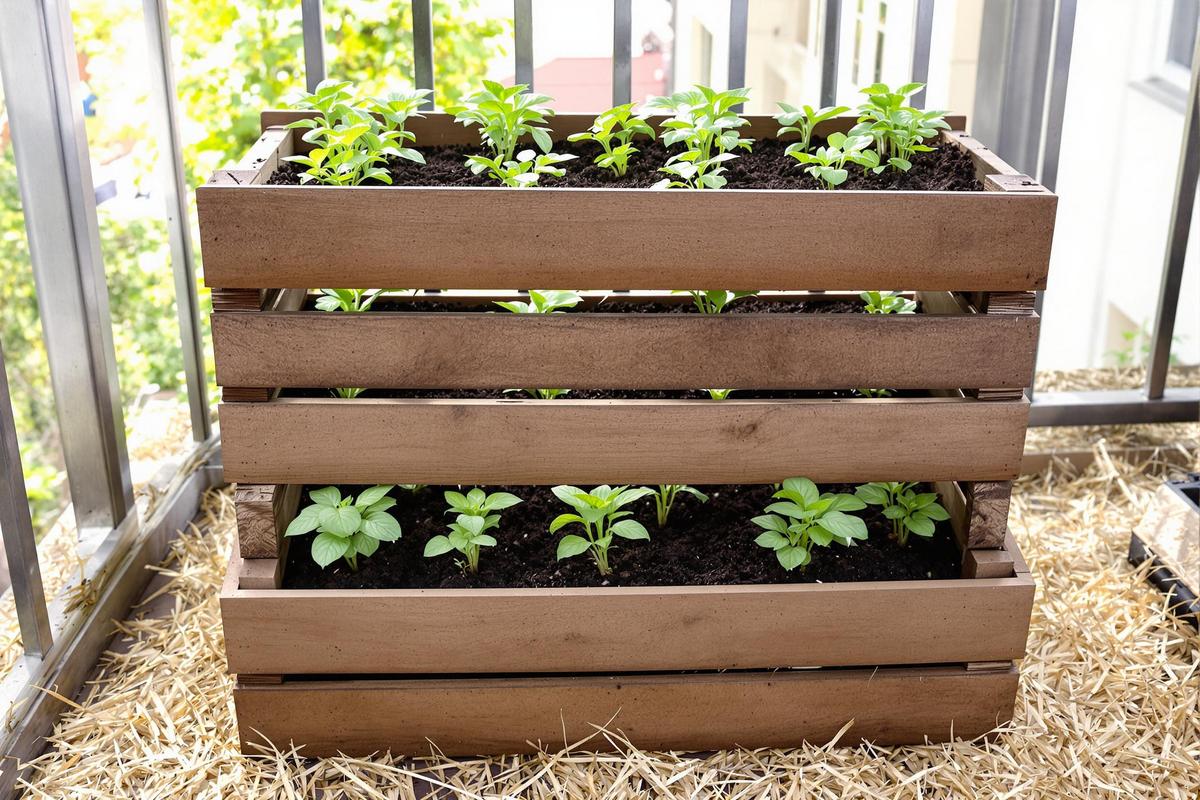 Oui, vous pouvez cultiver vos propres pommes de terre chez vous et surtout sans jardin !