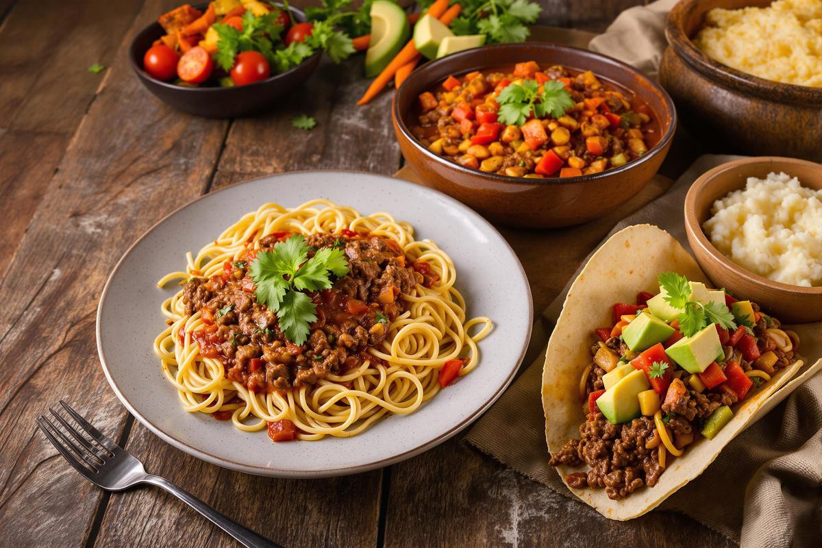 Que manger avec du bœuf haché