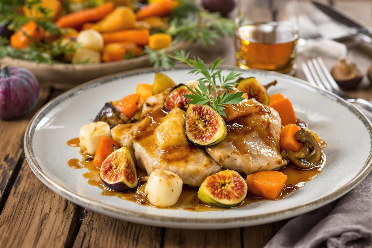 Que manger avec une pintade aux figues