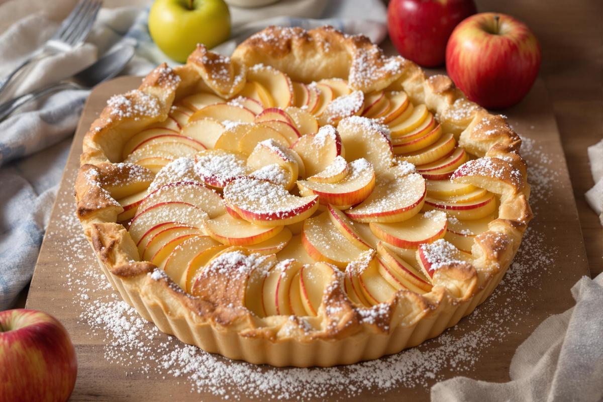 Recette de gâteau invisible aux pommes façon Cyril Lignac : moelleux et léger