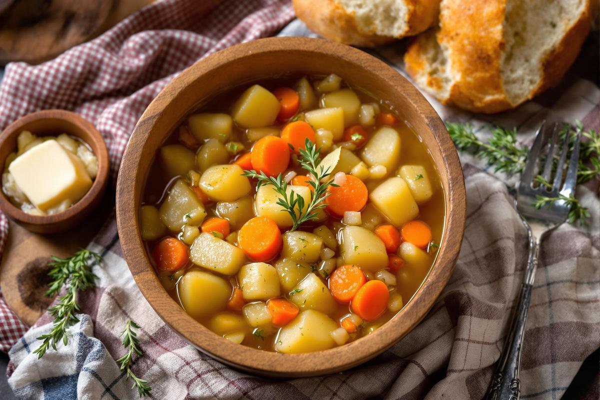 Recette de ragoût de pommes de terre à l’ancienne : saveurs familiales garanties