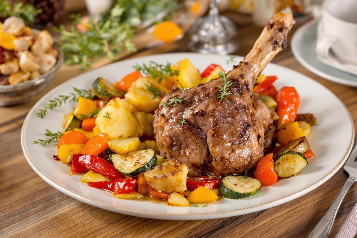 Un chef Meilleur Ouvrier de France nous glisse 2 idées d'accompagnements vraiment faciles pour le gigot d'agneau de Pâques